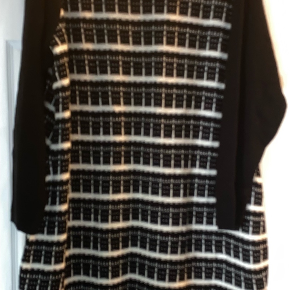VENUS Monochrome Striped Dress